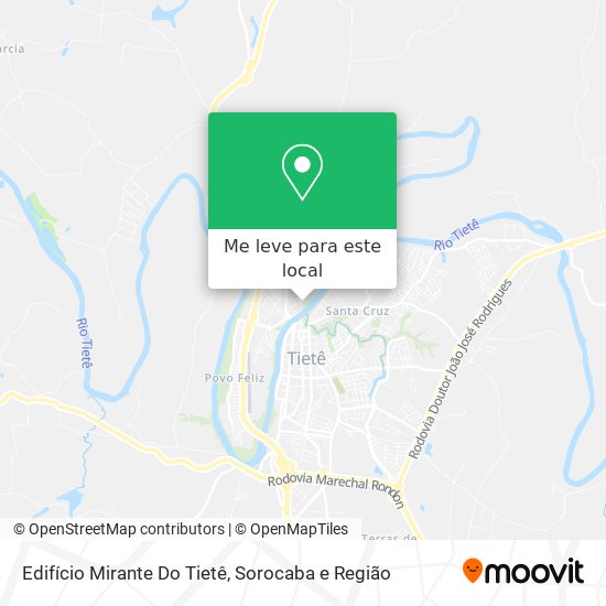 Edifício Mirante Do Tietê mapa