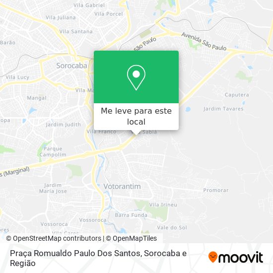 Praça Romualdo Paulo Dos Santos mapa