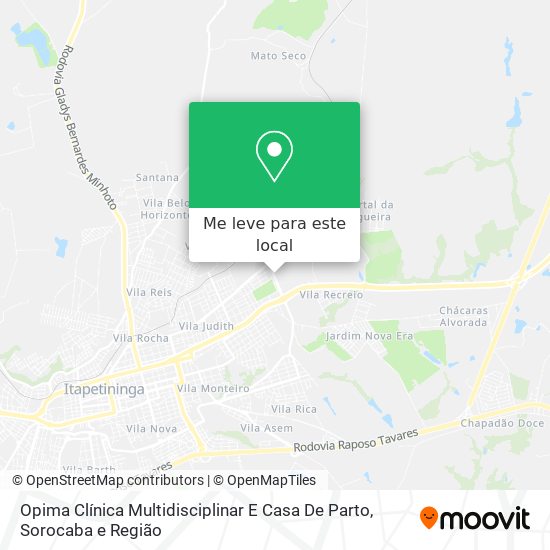Opima Clínica Multidisciplinar E Casa De Parto mapa