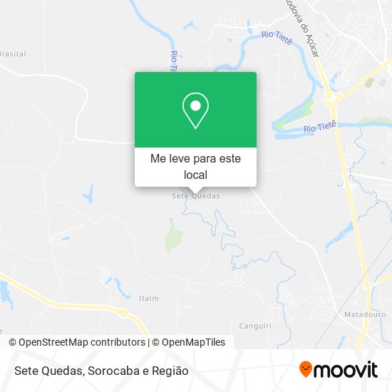 Sete Quedas mapa