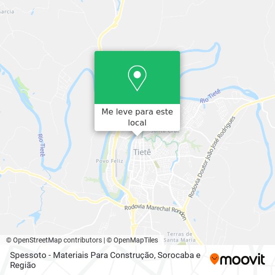 Spessoto - Materiais Para Construção mapa