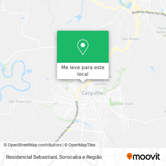 Residencial Sebastiani mapa