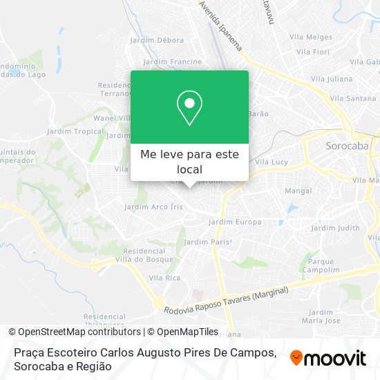 Praça Escoteiro Carlos Augusto Pires De Campos mapa