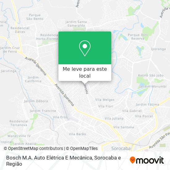 Bosch M.A. Auto Elétrica E Mecânica mapa