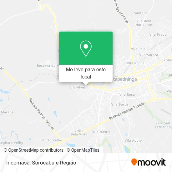 Incomasa mapa