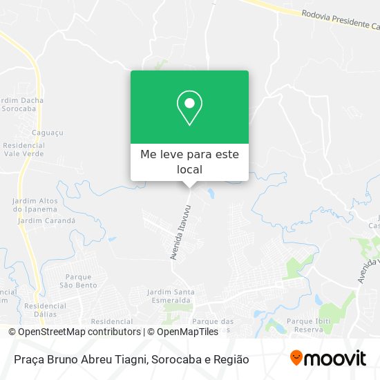 Praça Bruno Abreu Tiagni mapa