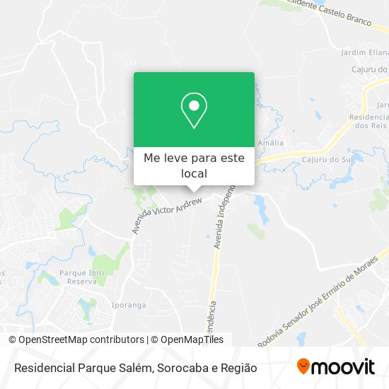 Residencial Parque Salém mapa