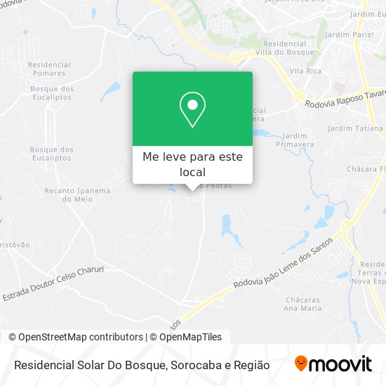 Residencial Solar Do Bosque mapa