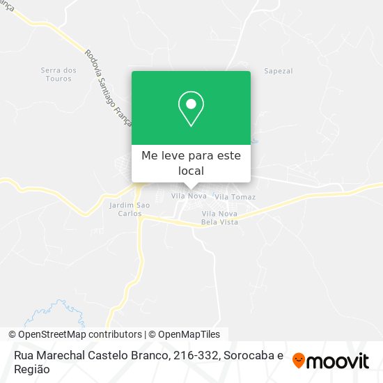 Rua Marechal Castelo Branco, 216-332 mapa