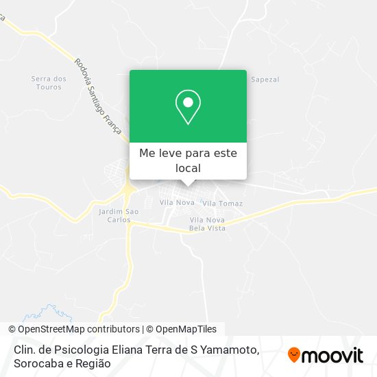 Clin. de Psicologia Eliana Terra de S Yamamoto mapa