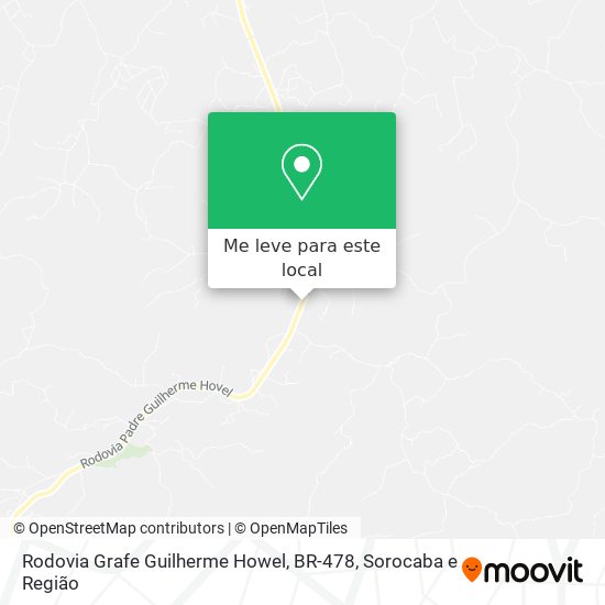 Rodovia Grafe Guilherme Howel, BR-478 mapa