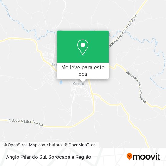 Anglo Pilar do Sul mapa