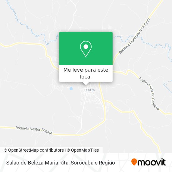 Salão de Beleza Maria Rita mapa