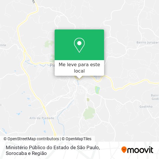 Ministério Público do Estado de São Paulo mapa