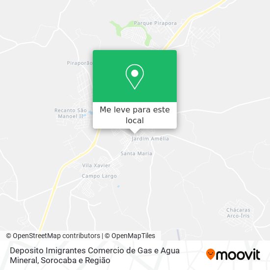 Deposito Imigrantes Comercio de Gas e Agua Mineral mapa