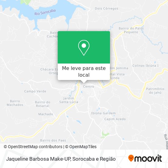 Jaqueline Barbosa Make-UP mapa