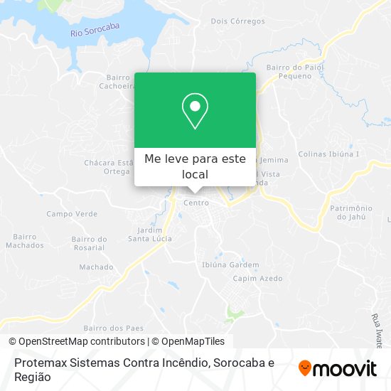 Protemax Sistemas Contra Incêndio mapa