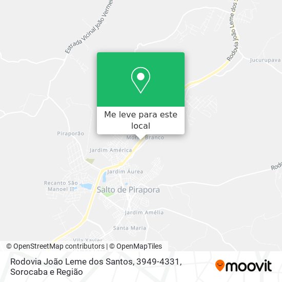 Rodovia João Leme dos Santos, 3949-4331 mapa