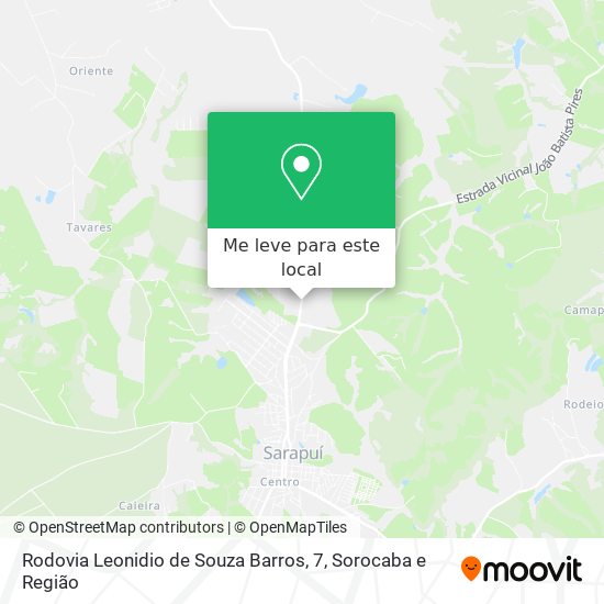 Rodovia Leonidio de Souza Barros, 7 mapa