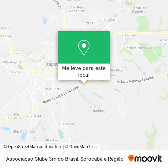 Associacao Clube 3m do Brasil mapa