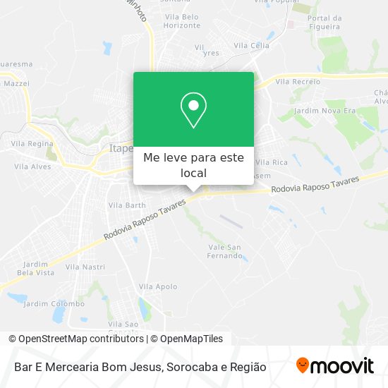 Bar E Mercearia Bom Jesus mapa