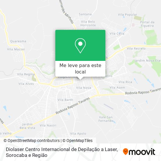 Diolaser Centro Internacional de Depilação a Laser mapa