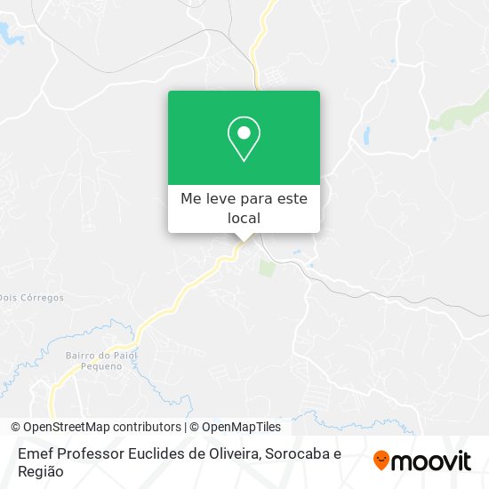 Emef Professor Euclides de Oliveira mapa