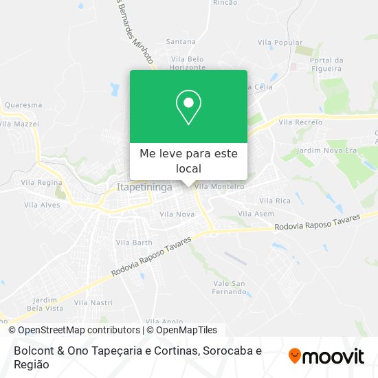 Bolcont & Ono Tapeçaria e Cortinas mapa