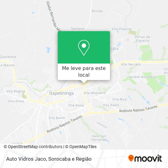 Auto Vidros Jaco mapa