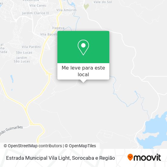 Estrada Municipal Vila Light mapa