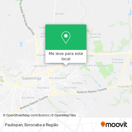Paulispan mapa