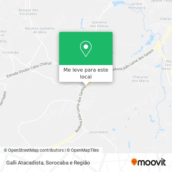 Galli Atacadista mapa