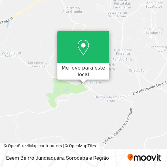 Eeem Bairro Jundiaquara mapa