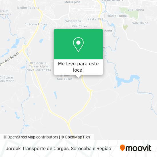 Jordak Transporte de Cargas mapa