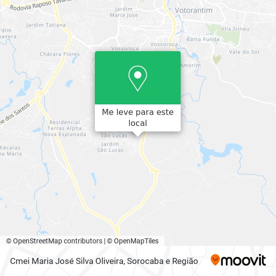 Cmei Maria José Silva Oliveira mapa