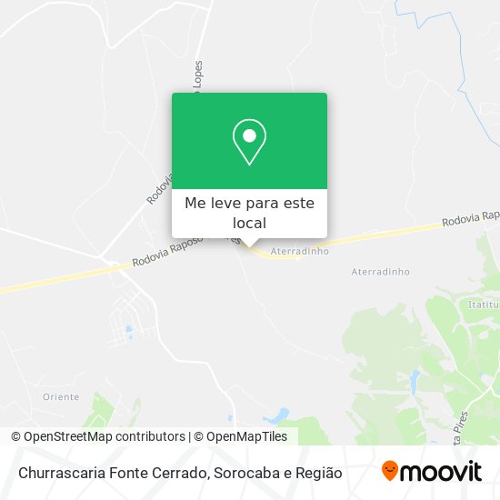 Churrascaria Fonte Cerrado mapa