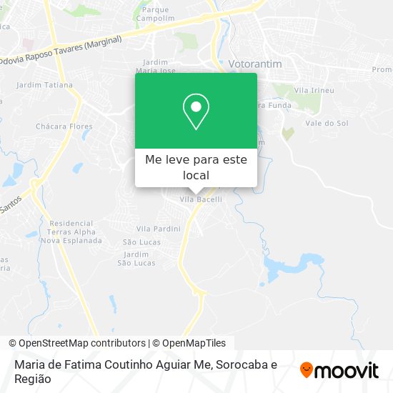 Maria de Fatima Coutinho Aguiar Me mapa