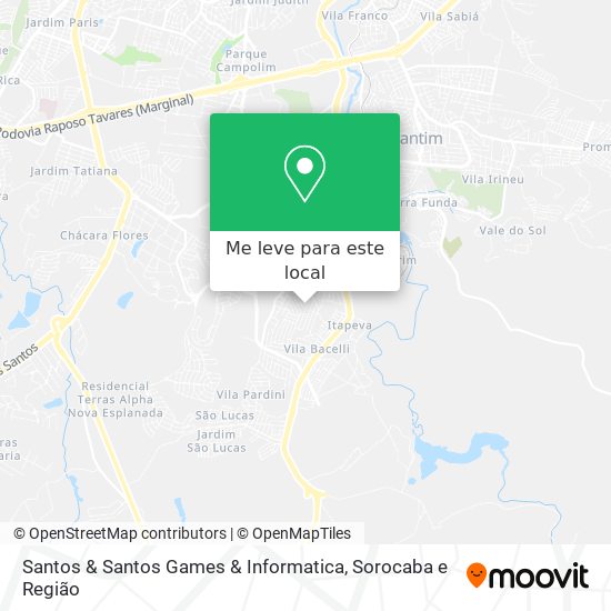 Santos & Santos Games & Informatica mapa