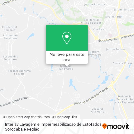 Interlav Lavagem e Impermeabilização de Estofados mapa