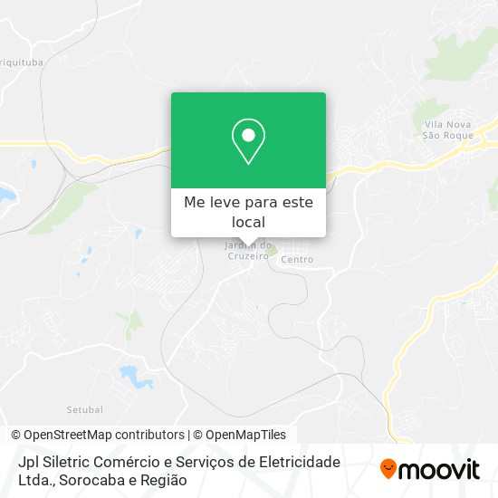 Jpl Siletric Comércio e Serviços de Eletricidade Ltda. mapa