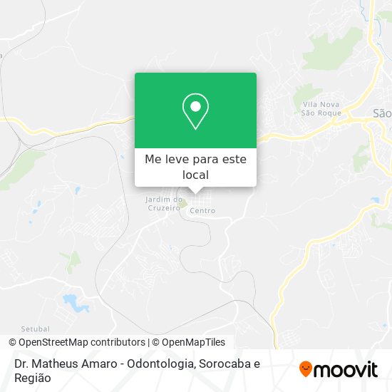 Dr. Matheus Amaro - Odontologia mapa