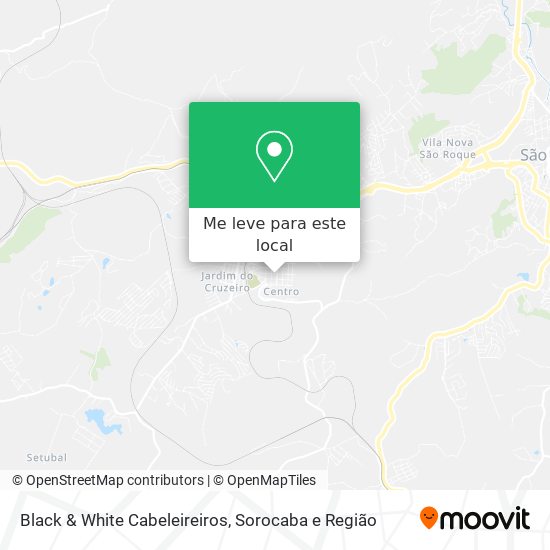 Black & White Cabeleireiros mapa