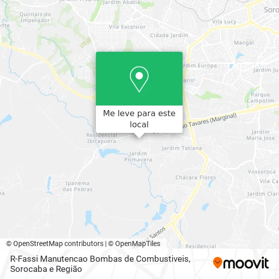 R-Fassi Manutencao Bombas de Combustiveis mapa