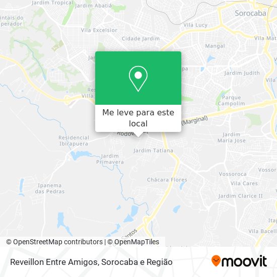 Reveillon Entre Amigos mapa