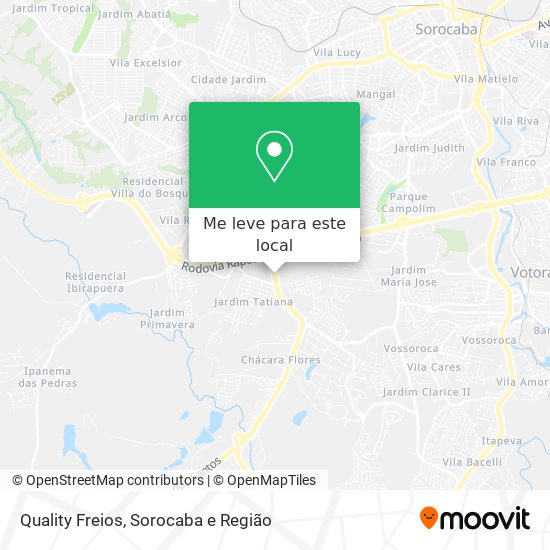Quality Freios mapa