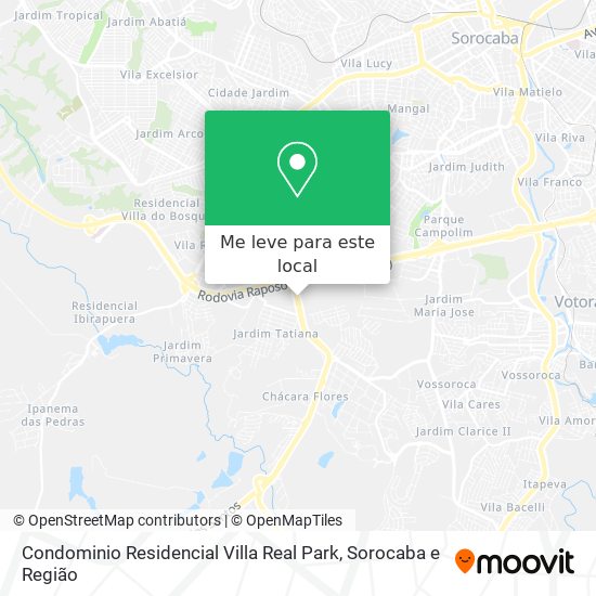 Condominio Residencial Villa Real Park mapa