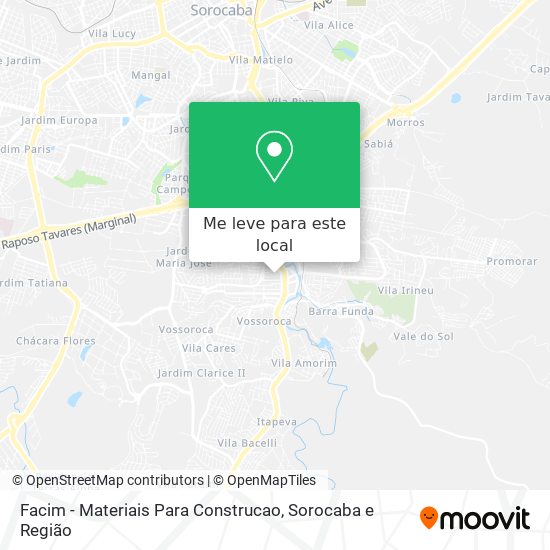 Facim - Materiais Para Construcao mapa