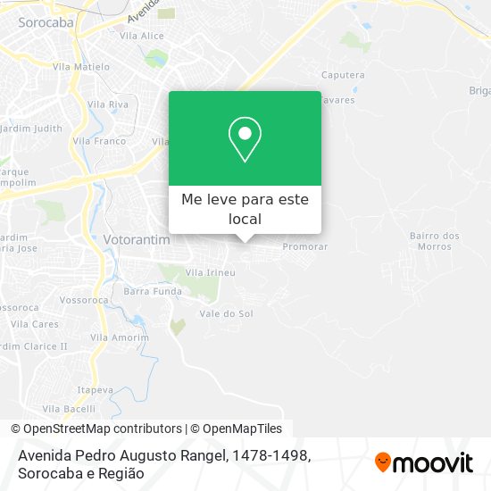 Avenida Pedro Augusto Rangel, 1478-1498 mapa