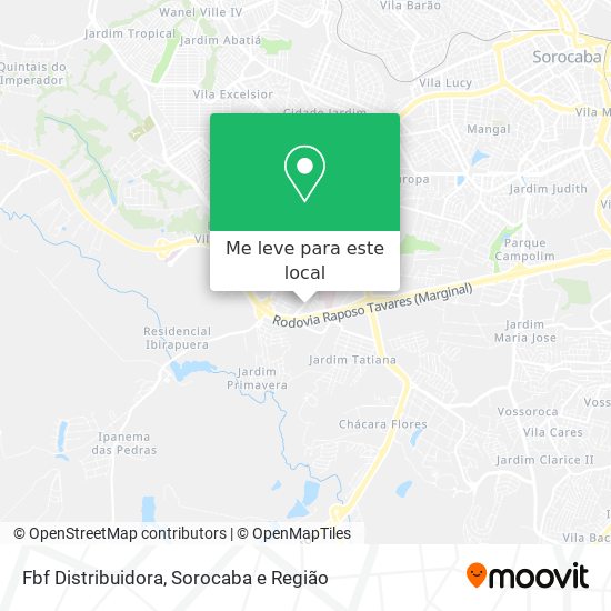 Fbf Distribuidora mapa