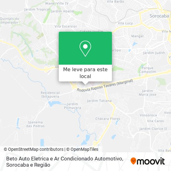 Beto Auto Eletrica e Ar Condicionado Automotivo mapa